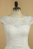 2024 Scoop Un mariage en ligne Robes Dentelle Avec Applique Et Sash