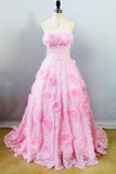 2024 Belle robe de mariage robes Une ligne robe de bal rose