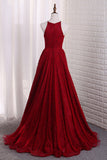 2024 New Arrival Lace Halter Prom Dress High Low Zipper Up