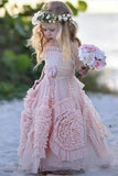 Belles Robes De Fille De Fleur Robe De Bal Bretelles Tulle