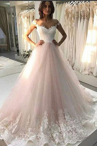 2024 Nouvelle robe de mariage A-Line Tulle Scoop Neck