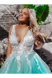 Superbes appliques de dentelle robe de bal longue robe de bal robes de bal robe de Quinceanera